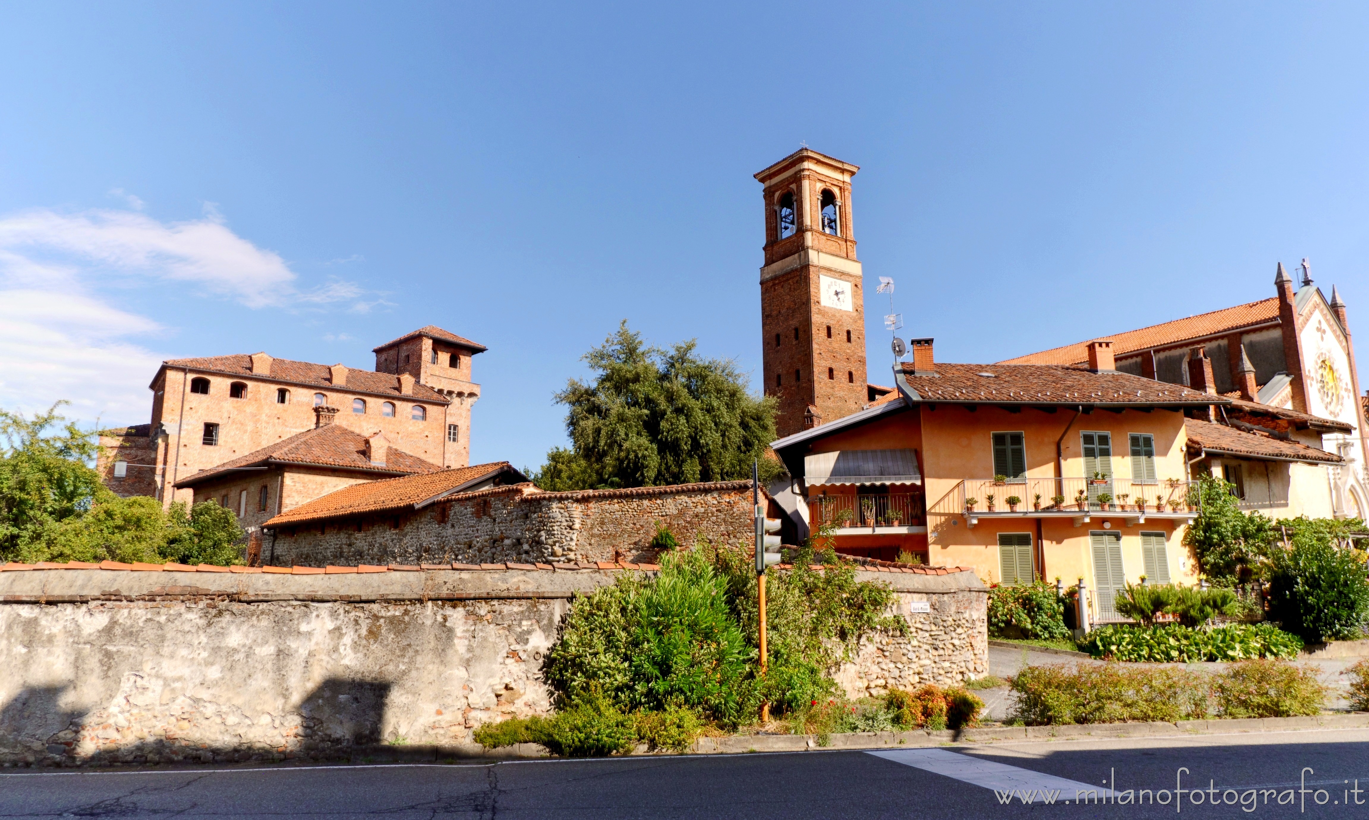 Sandigliano (Biella, Italy) - View on the historic center of the town